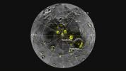 PIA16515: Radar Bright Deposits in Mercury's Polar Craters