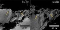 PIA21564: Cliff Collapses on Rosetta's Comet